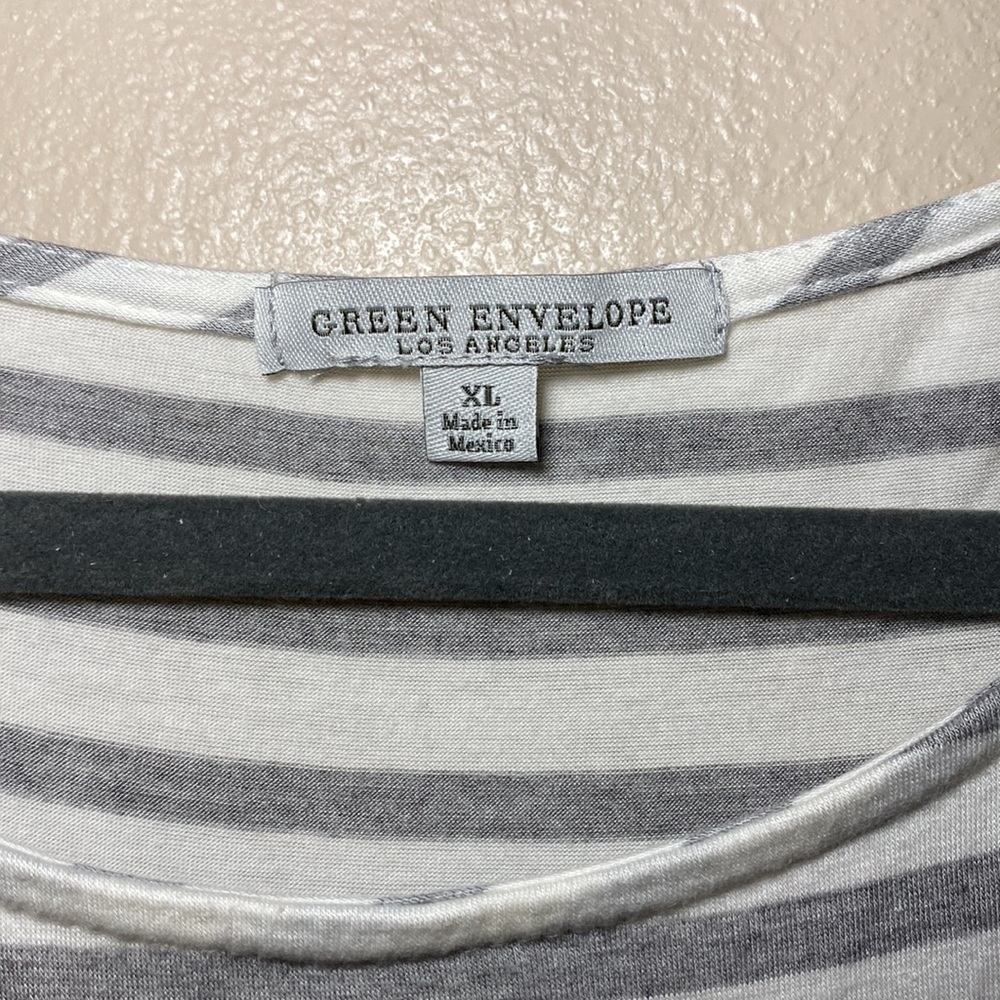 GREEN ENVELOPE - STRIPED T-SHIRT - Picture 4 of 10